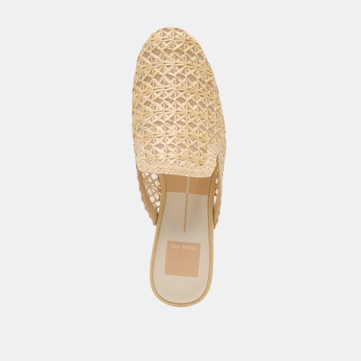Kirt Lt Natural Cross Hatch Raffia Flats | Dolce Vita Popular