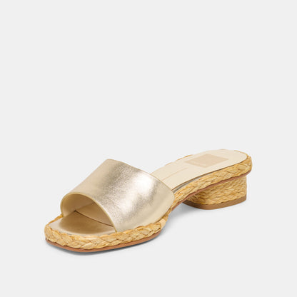 Dixi Platinum Leather Sandals | Dolce Vita Great Value