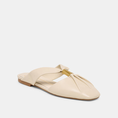 Franey White Leather Flats | Dolce Vita Latest