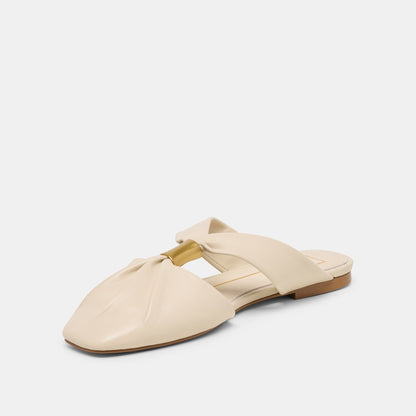 Franey White Leather Flats | Dolce Vita Latest