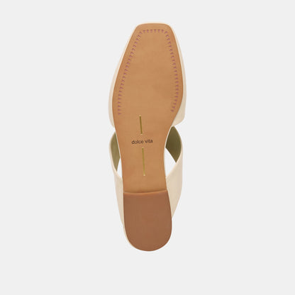 Franey White Leather Flats | Dolce Vita Latest