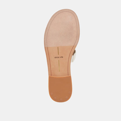 EMON SANDALS WHITE RAFFIA
 – Dolce Vita | Dolce Vita Latest