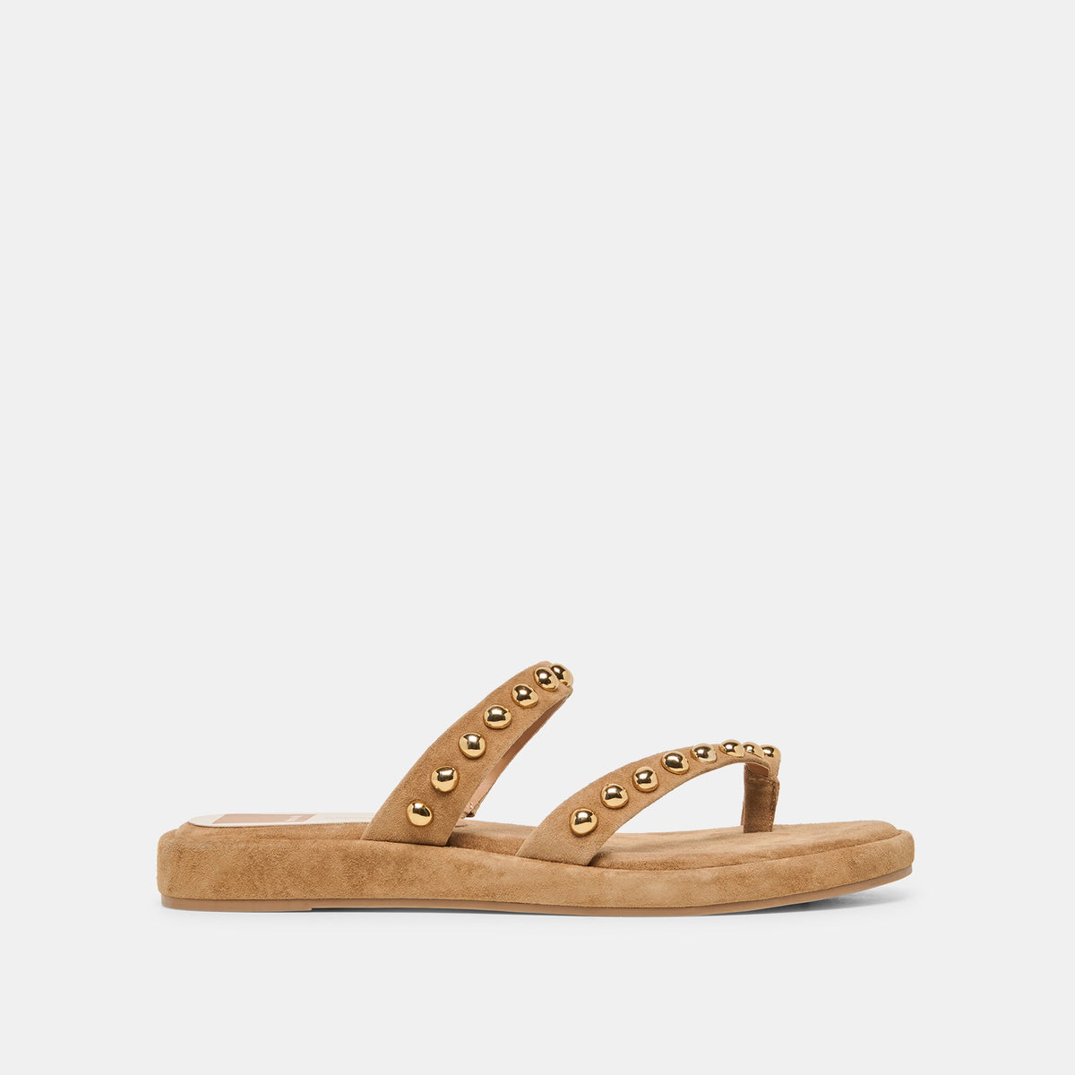 Amary Stud Lt Brown Suede Sandals | Dolce Vita Popular