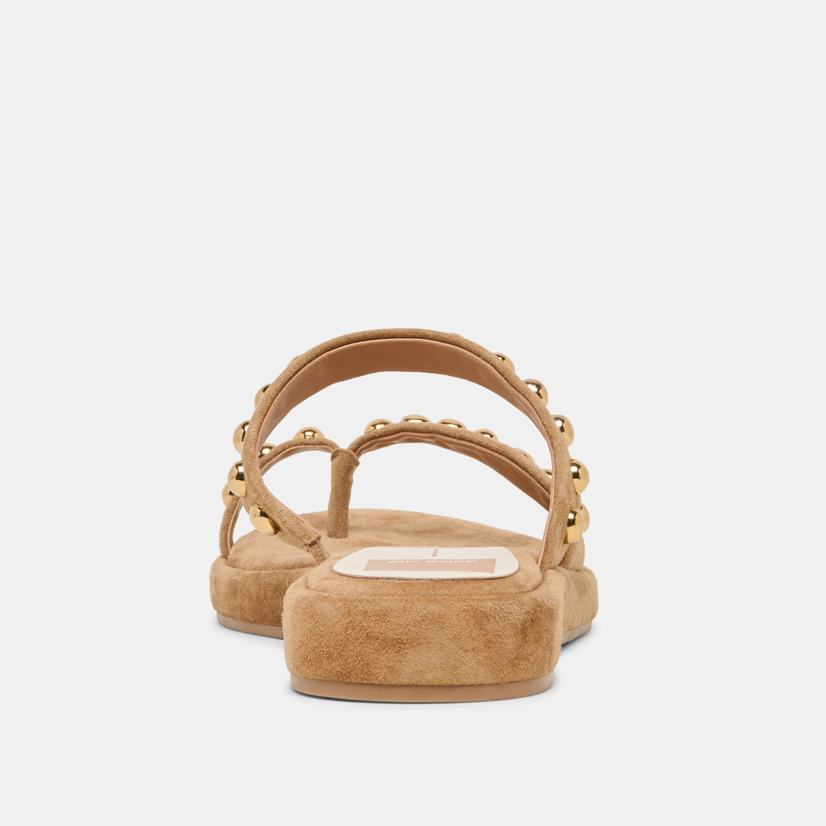 Amary Stud Lt Brown Suede Sandals | Dolce Vita Popular