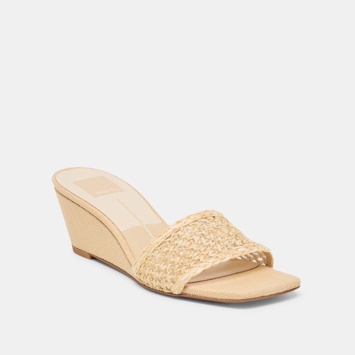 Qaily Lt Natural Raffia Wedges | Dolce Vita Featured