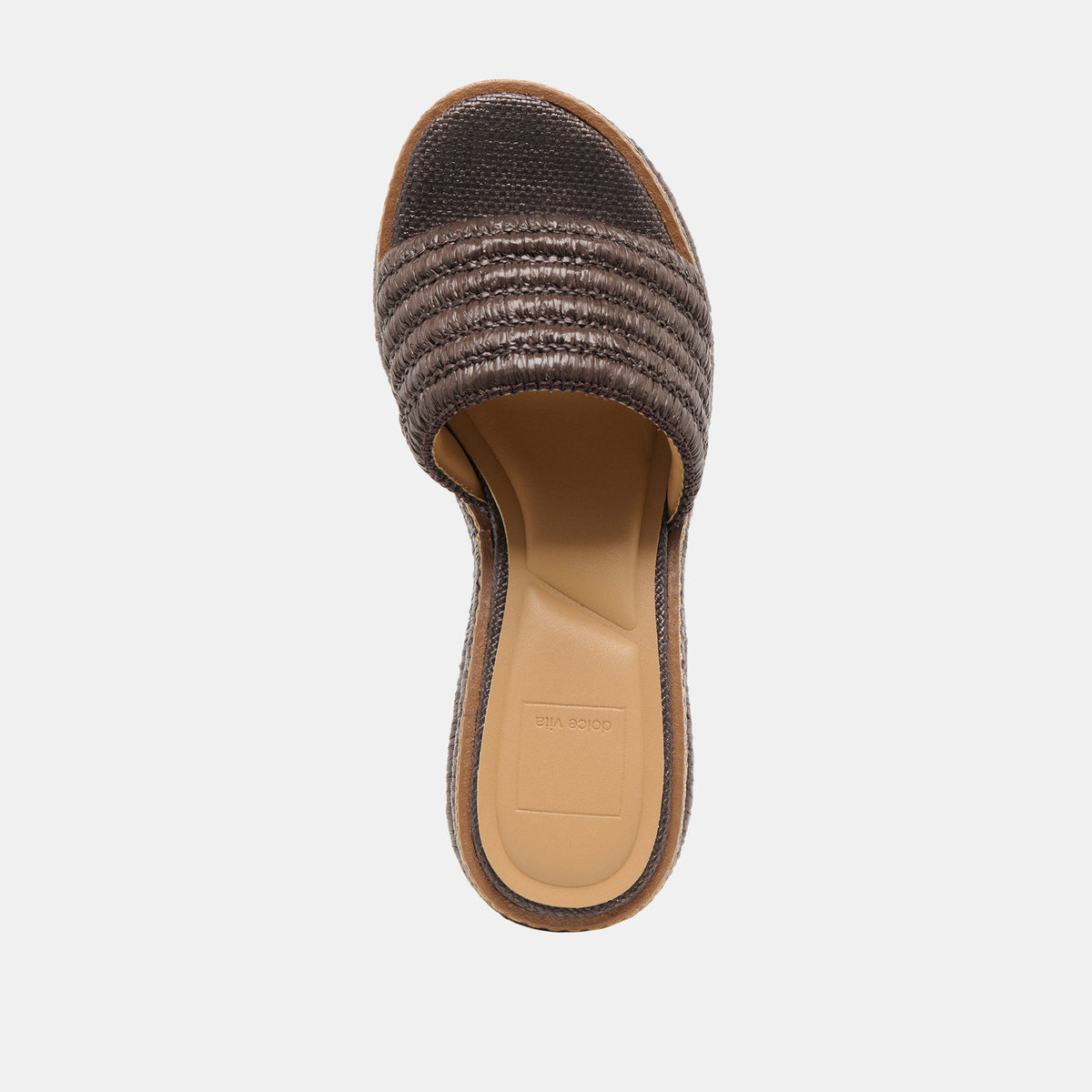 Throne Chocolate Raffia Wedges | Dolce Vita Hot Sale