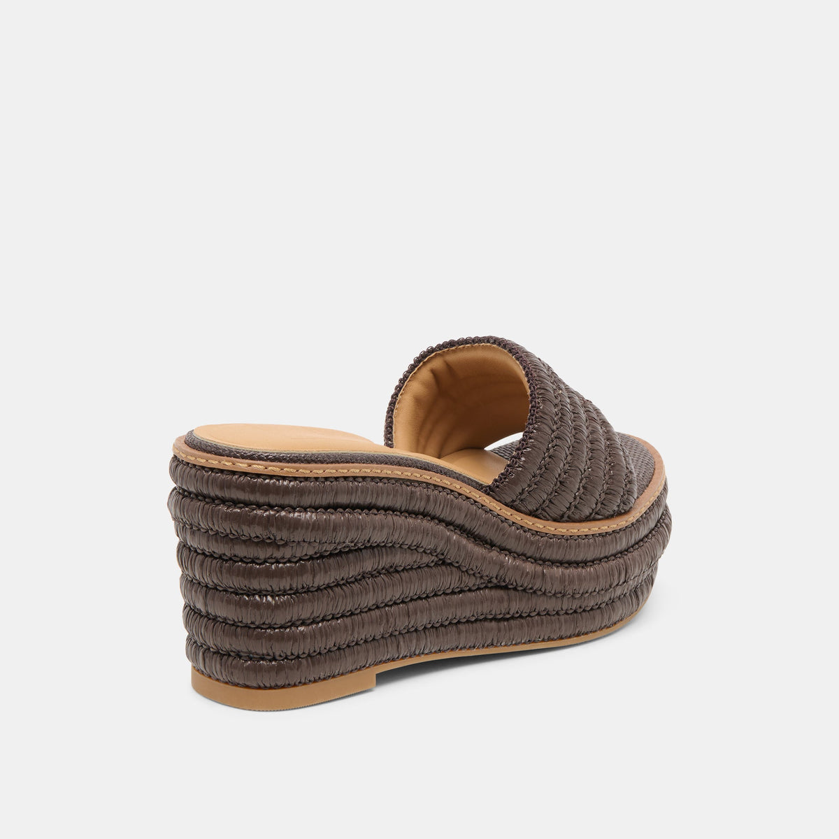 Throne Chocolate Raffia Wedges | Dolce Vita Hot Sale