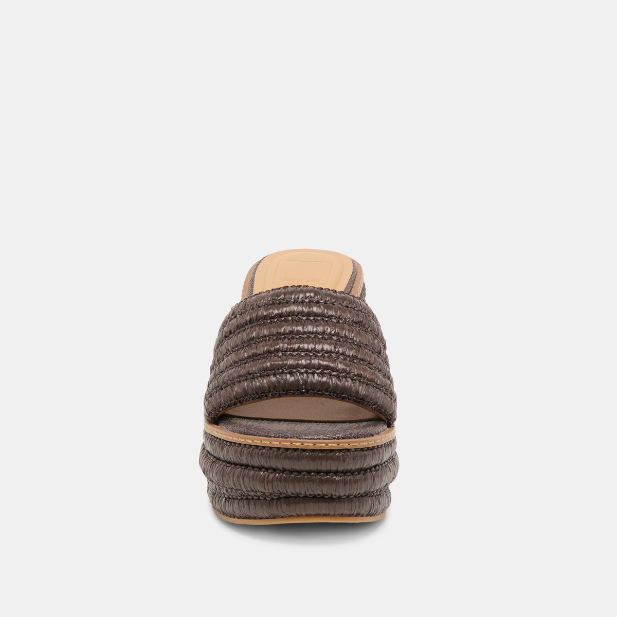 Throne Chocolate Raffia Wedges | Dolce Vita Hot Sale