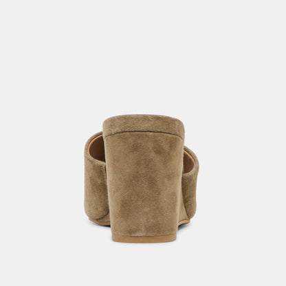Holta Olive Suede Wedges | Dolce Vita Discount