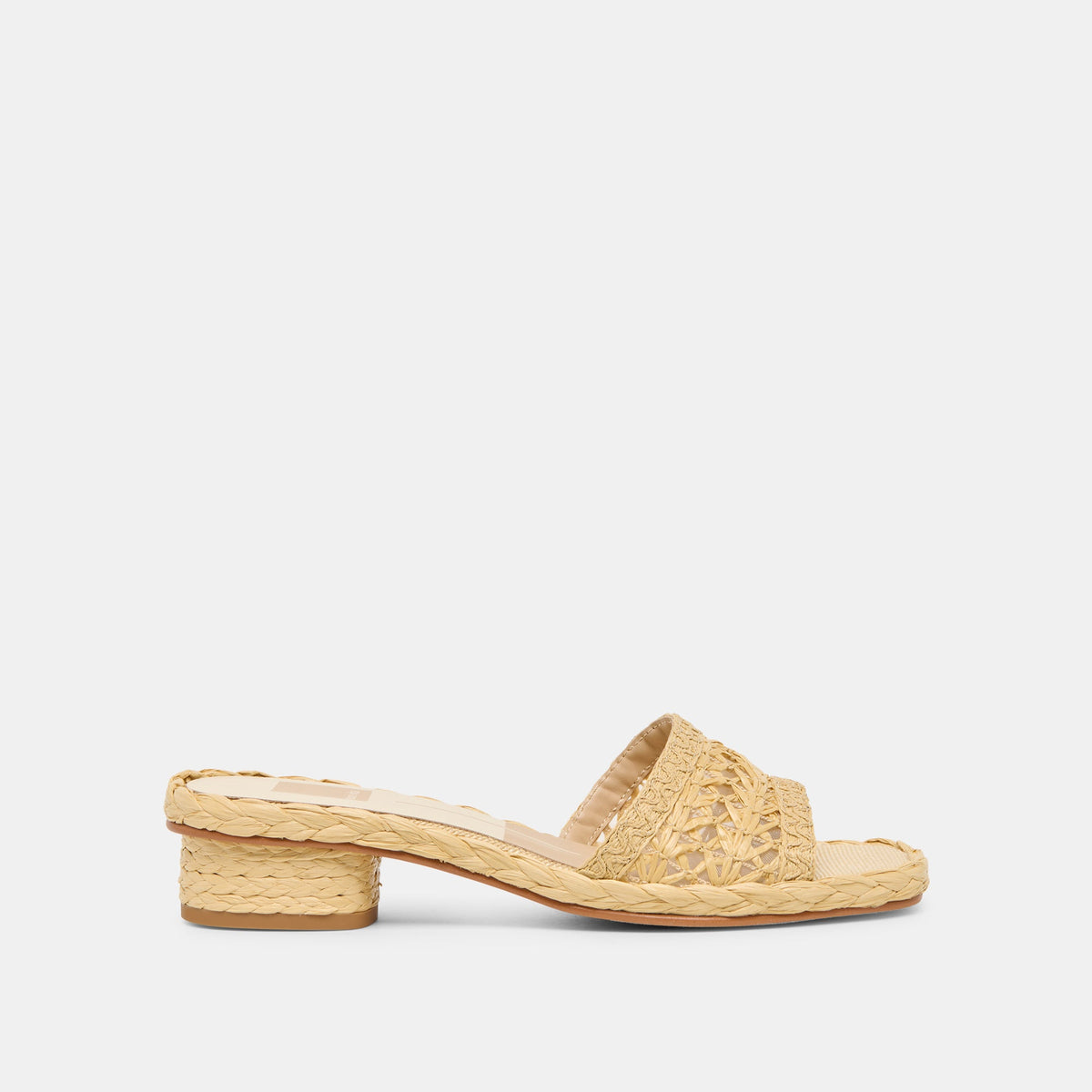 Dixi Wide Lt Natural Cross Hatch Raffia Sandals | Dolce Vita Best Seller