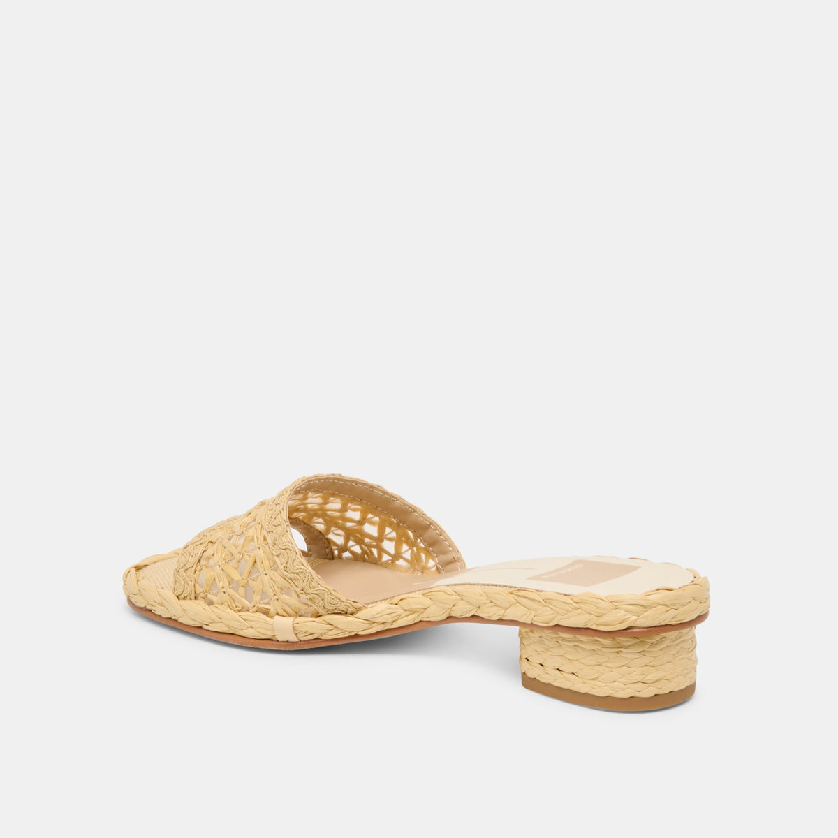 Dixi Wide Lt Natural Cross Hatch Raffia Sandals | Dolce Vita Best Seller