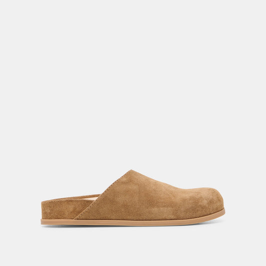 Joney Lt Brown Suede Flats | Dolce Vita Exclusive