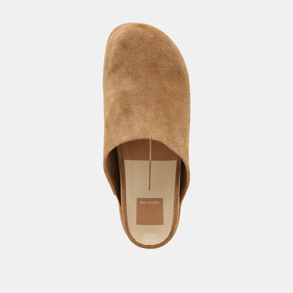 Joney Lt Brown Suede Flats | Dolce Vita Exclusive