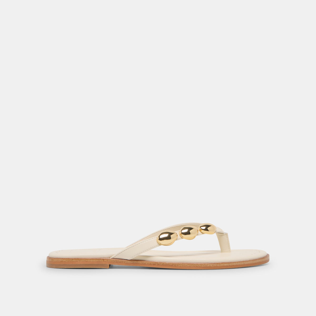 Juny Off White Leather Sandals | Dolce Vita Premium