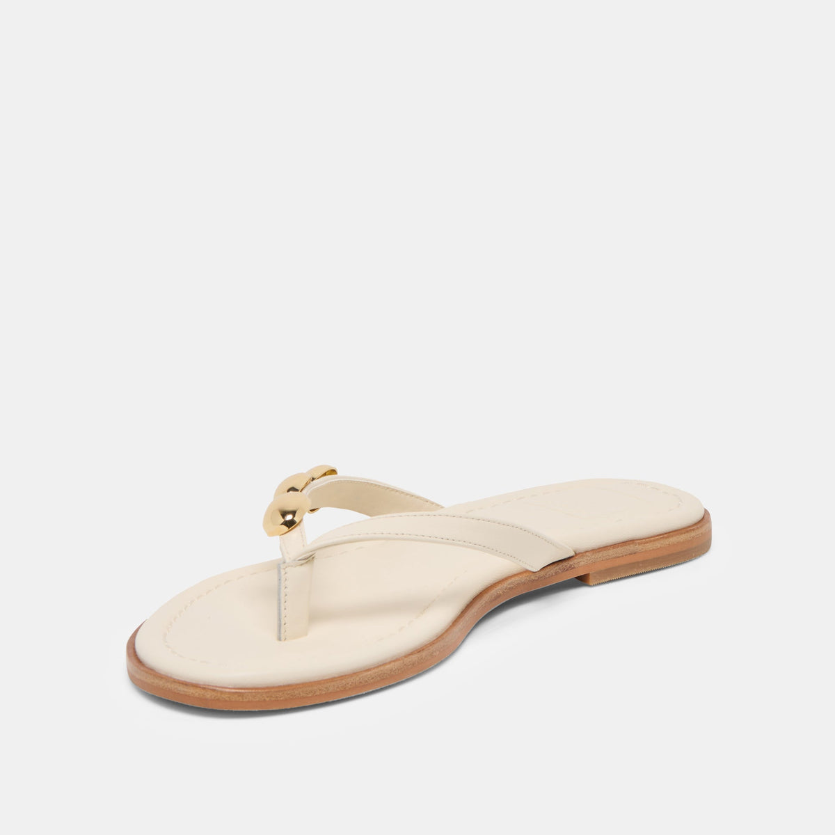 Juny Off White Leather Sandals | Dolce Vita Premium