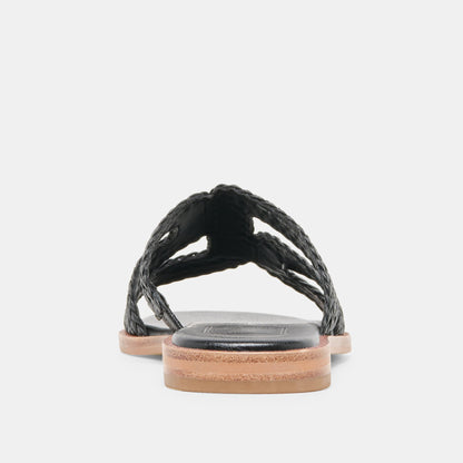 EMON Black Stella Slide Open-Toe Sandals | Dolce Vita Exclusive