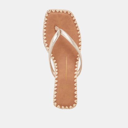 BARTY SANDALS GOLD METALLIC LEATHER
 – Dolce Vita | Dolce Vita Signature
