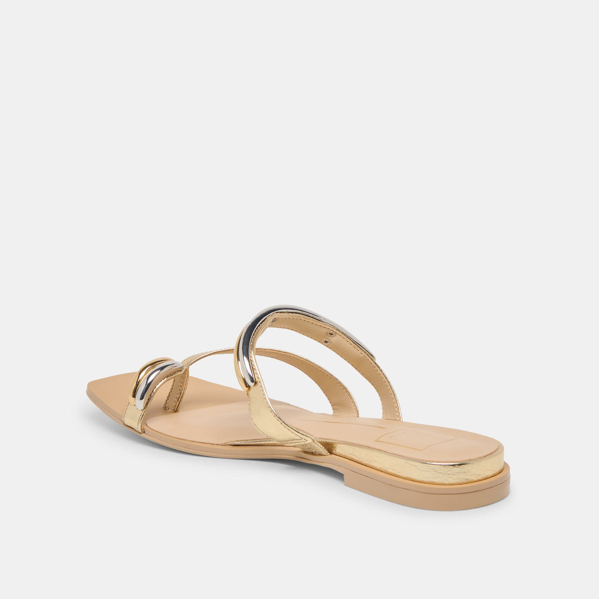 Tarina Gold Leather Sandals | Dolce Vita Classic