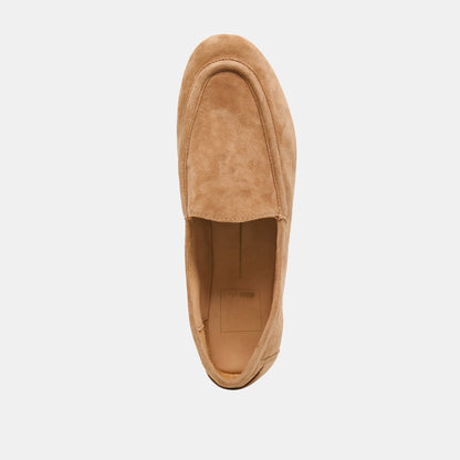 Mattie Camel Suede Loafers | Dolce Vita Classic