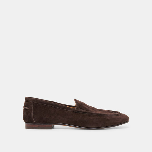 Mattie Dk Brown Suede Loafers | Dolce Vita Top Pick