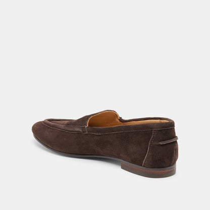 Mattie Dk Brown Suede Loafers | Dolce Vita Top Pick