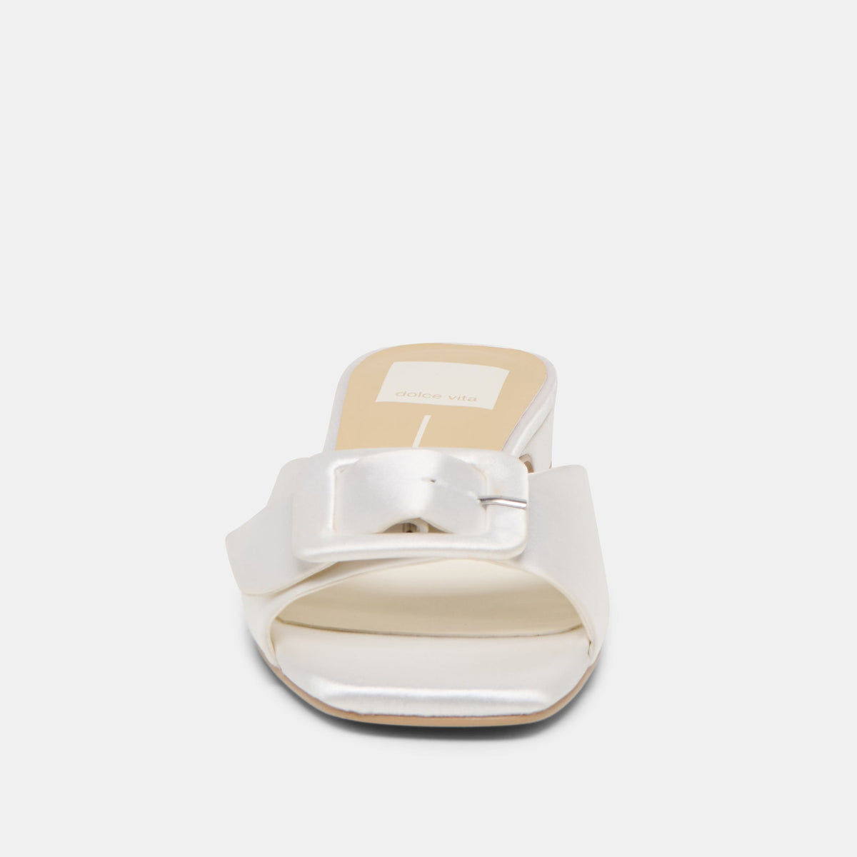 Edina True White Satin Sandals | Dolce Vita Trusted