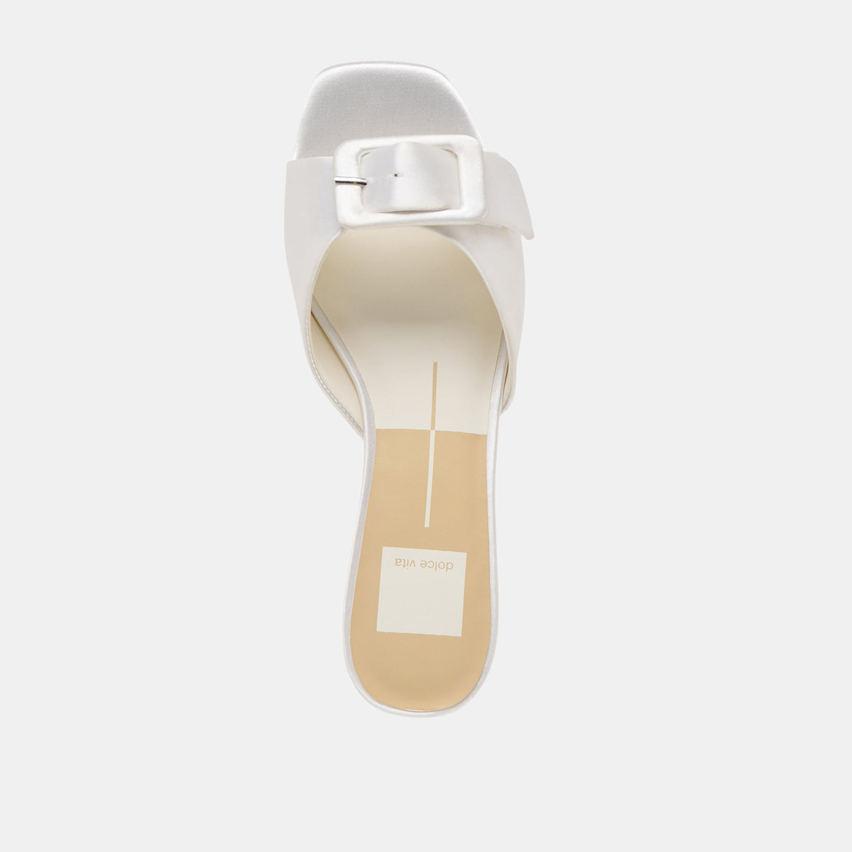 Edina True White Satin Sandals | Dolce Vita Trusted
