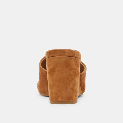 Holta Brown Suede Wedges | Dolce Vita New