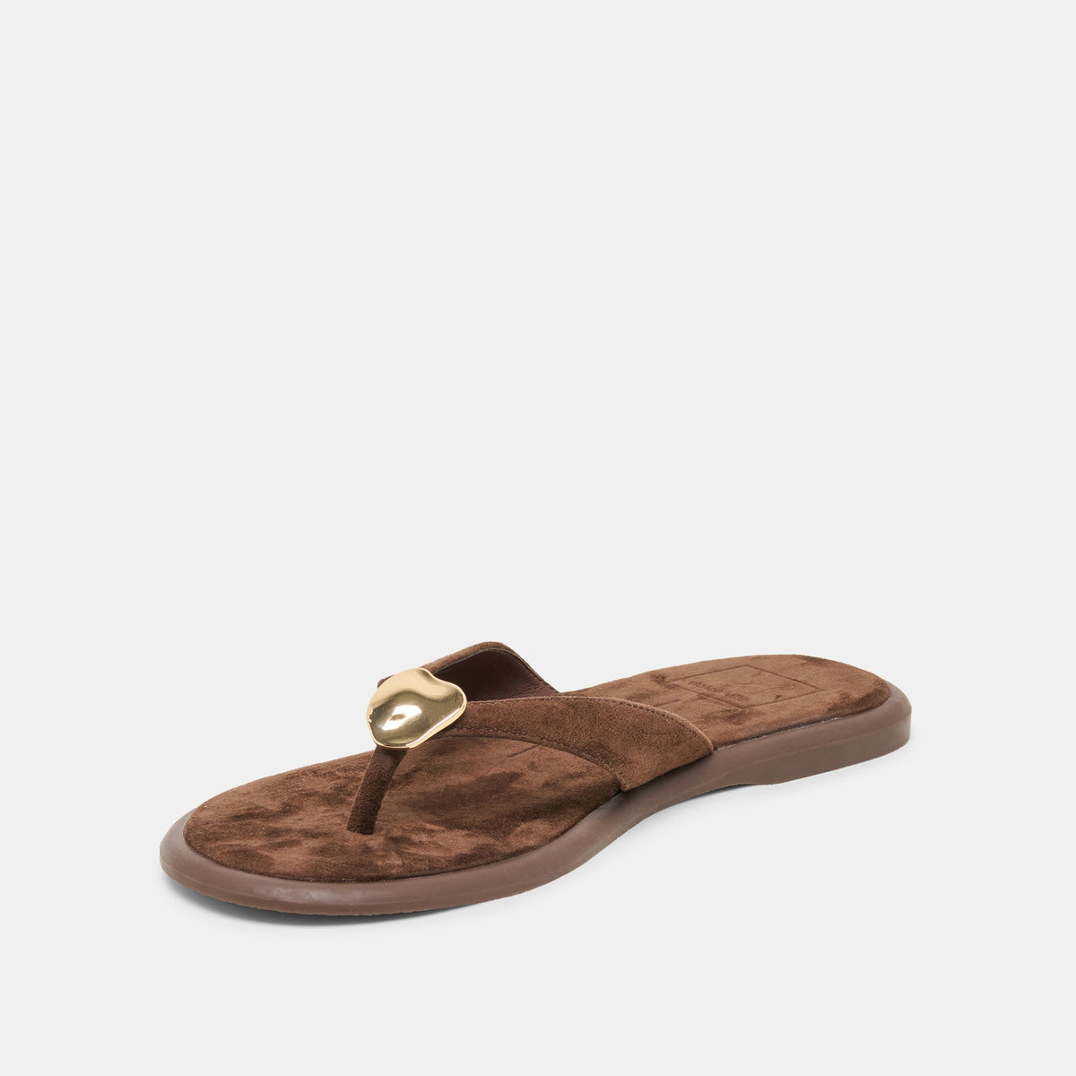 Jaina Dk Brown Suede Sandals | Dolce Vita Hot Sale