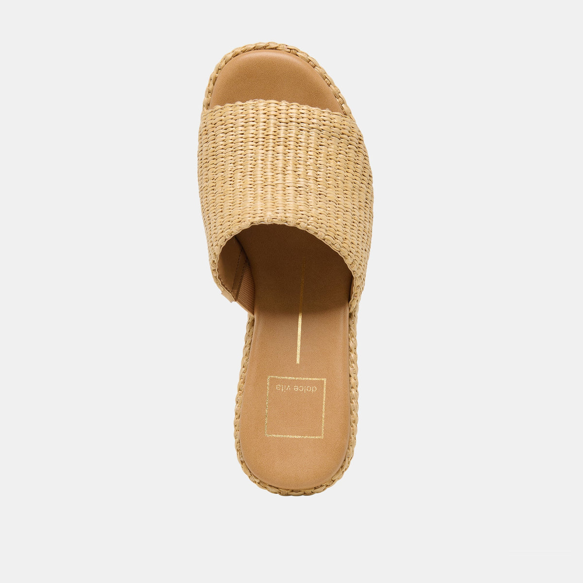 Joclyn Wide Lt Natural Raffia Wedges | Dolce Vita Sale