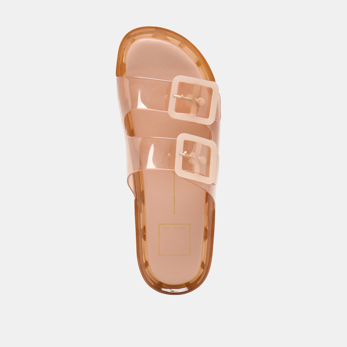 JULIO X Mocha Vinyl Jelly Platform Sandals | Dolce Vita Classic