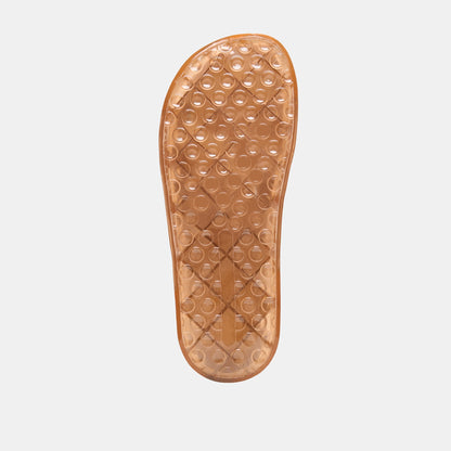 JULIO X Mocha Vinyl Jelly Platform Sandals | Dolce Vita Classic