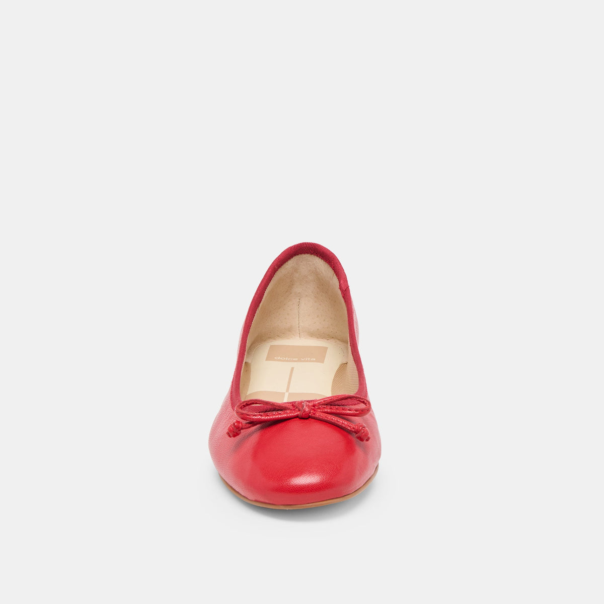 Ritla Wide Cherry Leather Ballet Flats | Dolce Vita Special Offer