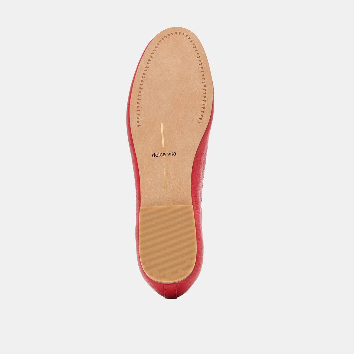 Ritla Wide Cherry Leather Ballet Flats | Dolce Vita Special Offer