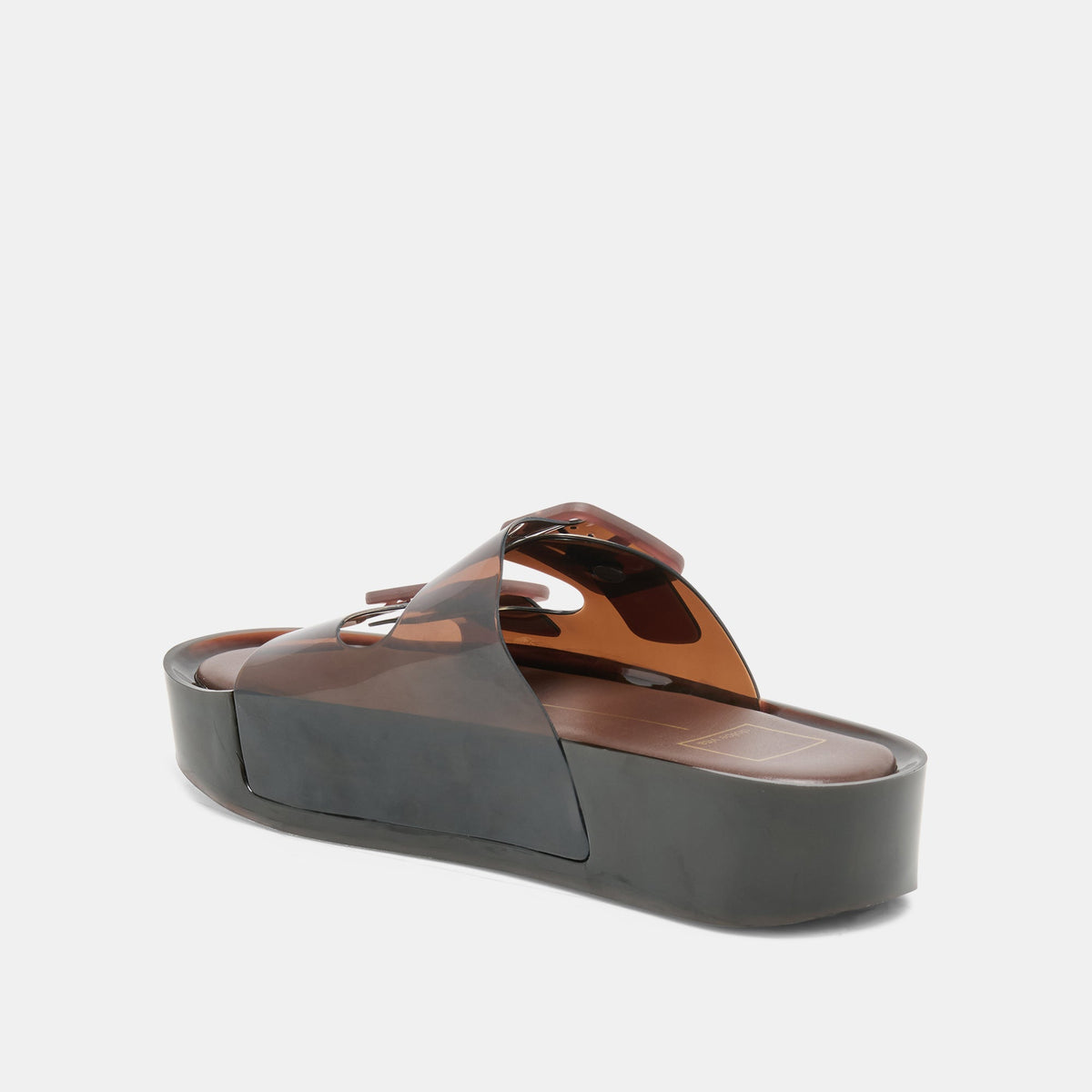 JULIO X Chocolate Vinyl Jelly Platform Sandals | Dolce Vita Hot Sale