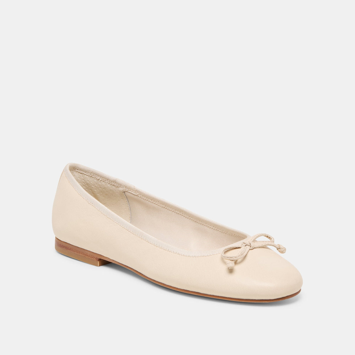Ritla Wide Bone Leather Ballet Flats | Dolce Vita Recommended
