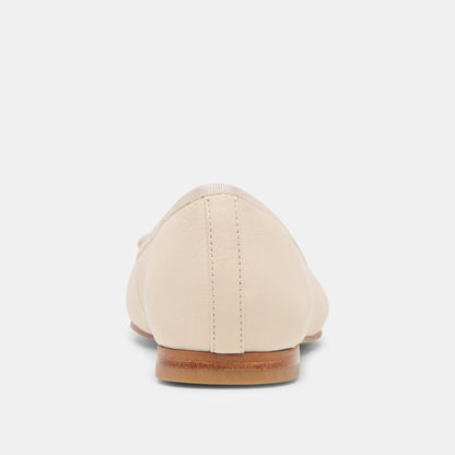 Ritla Wide Bone Leather Ballet Flats | Dolce Vita Recommended