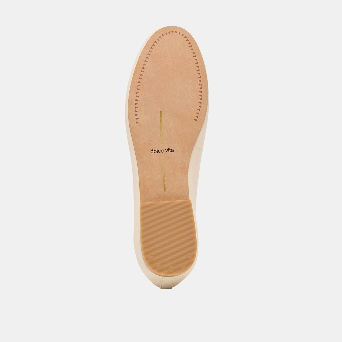 Ritla Wide Bone Leather Ballet Flats | Dolce Vita Recommended