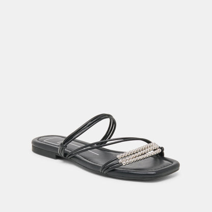 LYNDEE BEAD Black Stella Strappy Open-Toe Sandals | Dolce Vita Popular