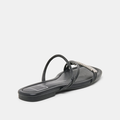 LYNDEE BEAD Black Stella Strappy Open-Toe Sandals | Dolce Vita Popular