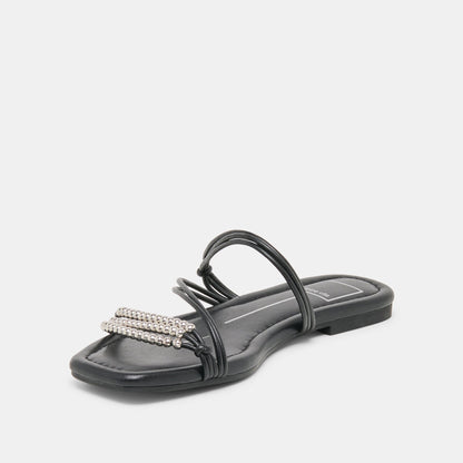 LYNDEE BEAD Black Stella Strappy Open-Toe Sandals | Dolce Vita Popular