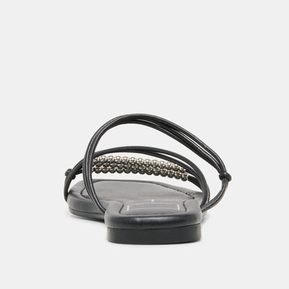 LYNDEE BEAD Black Stella Strappy Open-Toe Sandals | Dolce Vita Popular