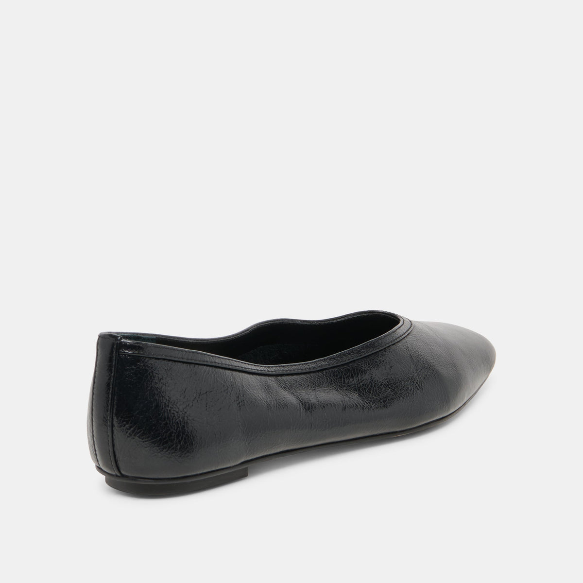CARET Black Leather Pointed-Toe Ballet Flats | Dolce Vita Latest