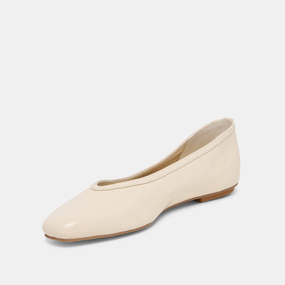 CARET Bone Leather Pointed-Toe Ballet Flats | Dolce Vita Everyday
