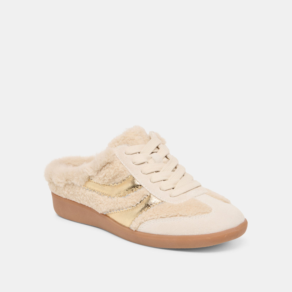 Merit Slide Plush Natural Multi Plush Sneakers | Dolce Vita Classic