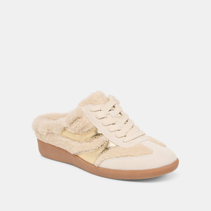 Merit Slide Plush Natural Multi Plush Sneakers | Dolce Vita Classic
