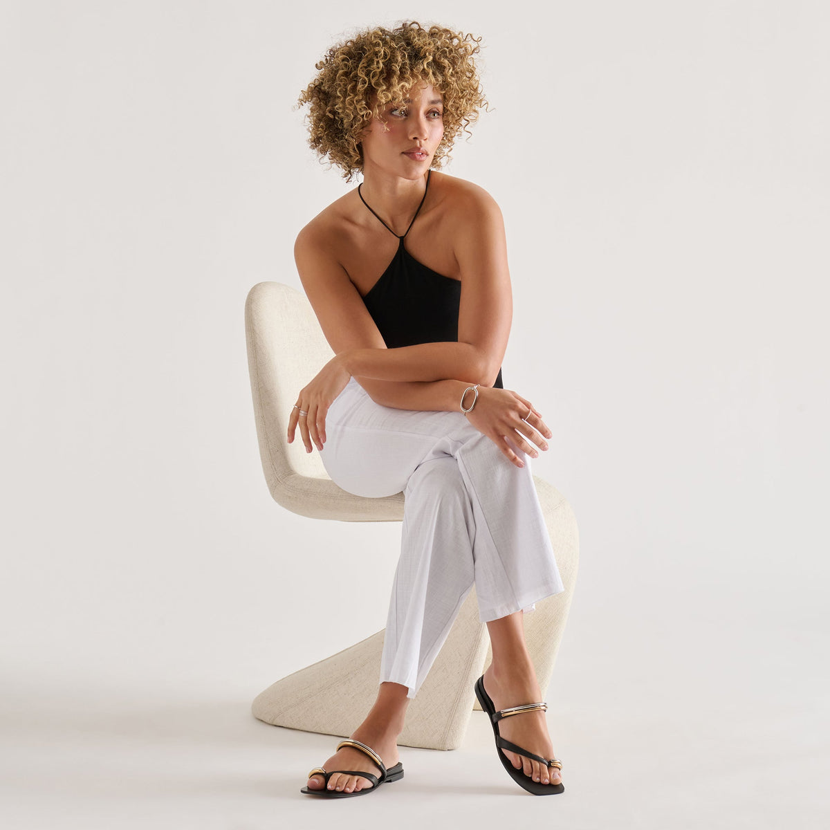 Tarina Black Leather Sandals | Dolce Vita Trusted