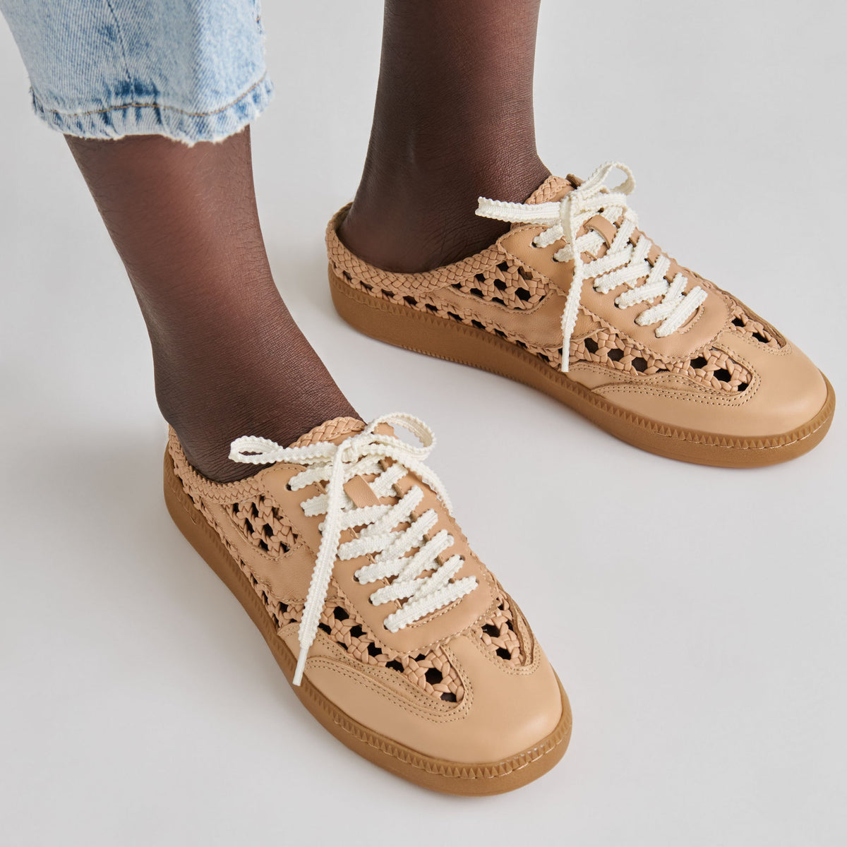 Notice Slide Woven Cafe Woven Stella Sneakers | Dolce Vita Best Price