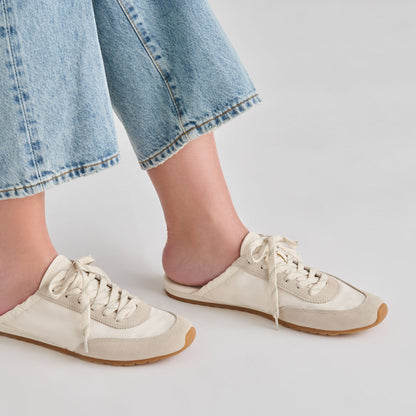 Daris White Nylon Sneakers | Dolce Vita Everyday