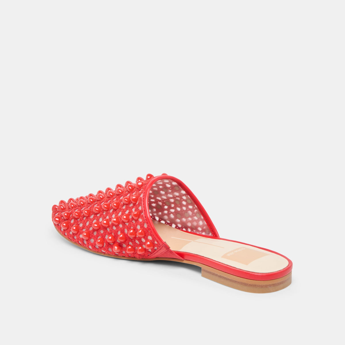 Rova Bead Chili Beaded Mesh Flats | Dolce Vita Great Value